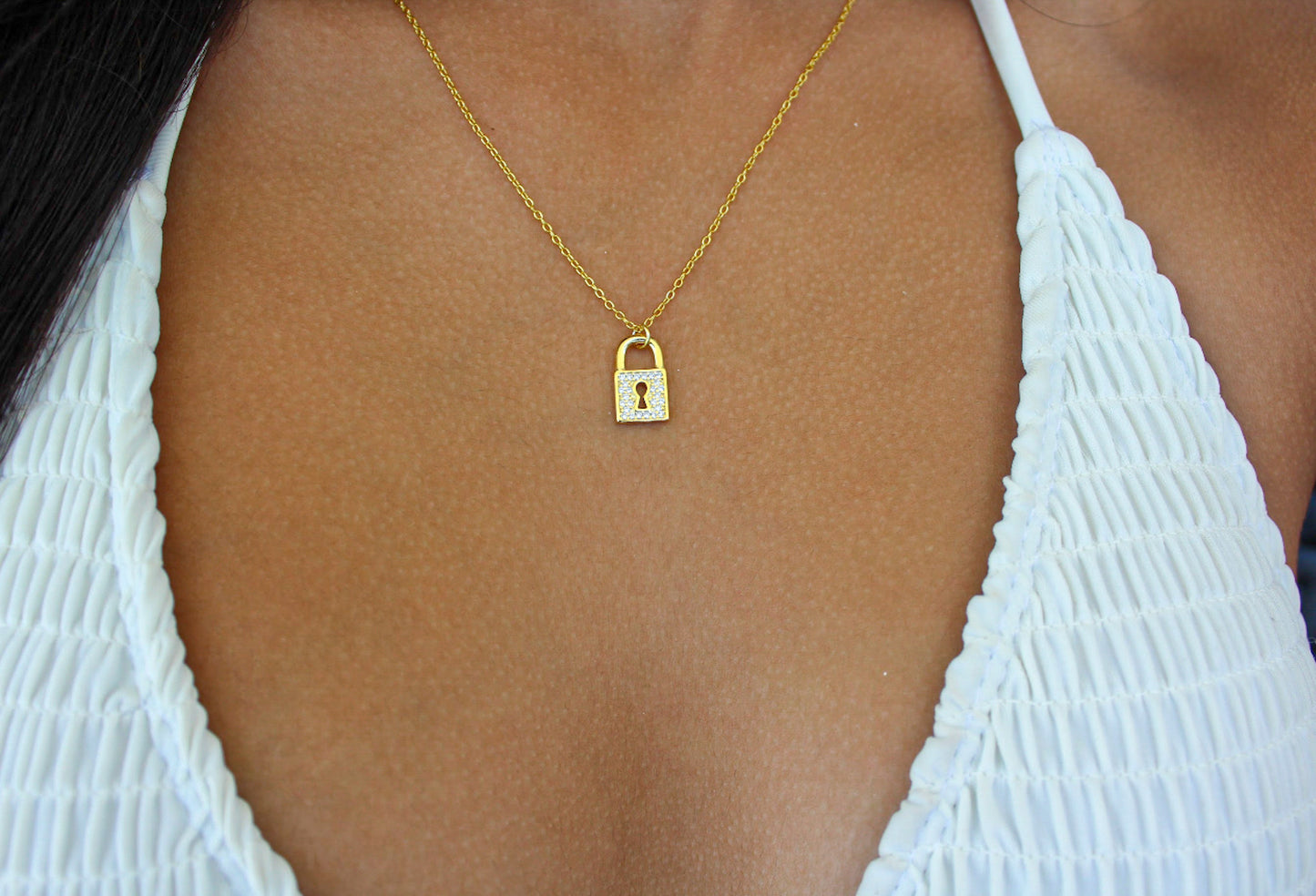 Mini Lock Necklace