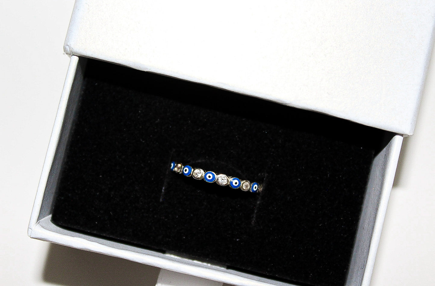 Blue Lucky Eye Ring