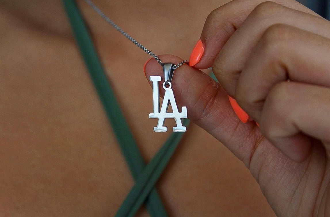 LA Dodgers Pendant Necklace