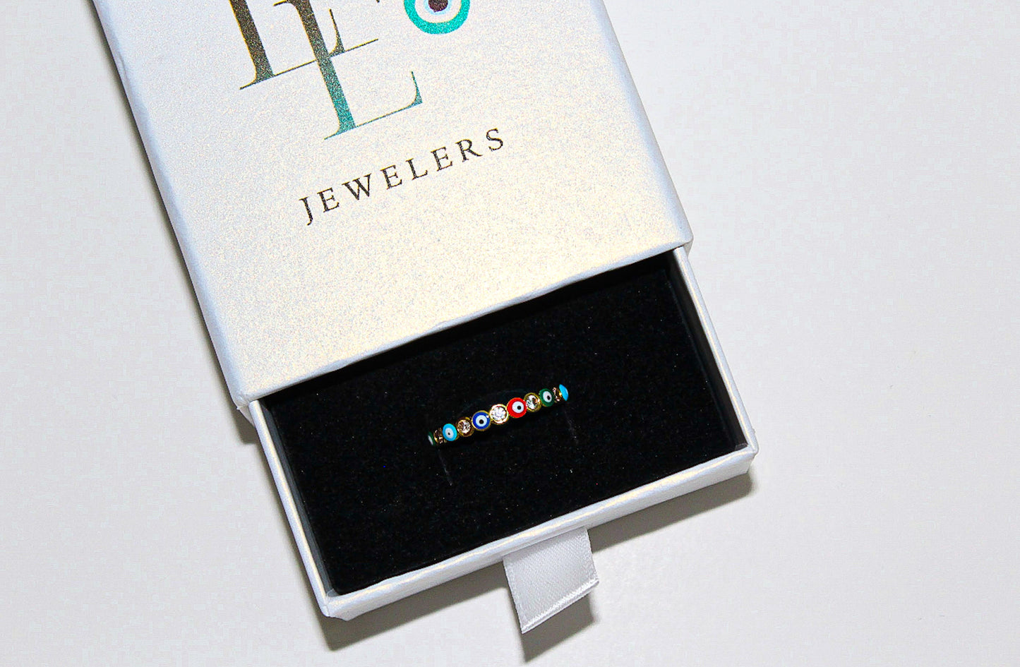 Multicolored Lucky Eye Ring